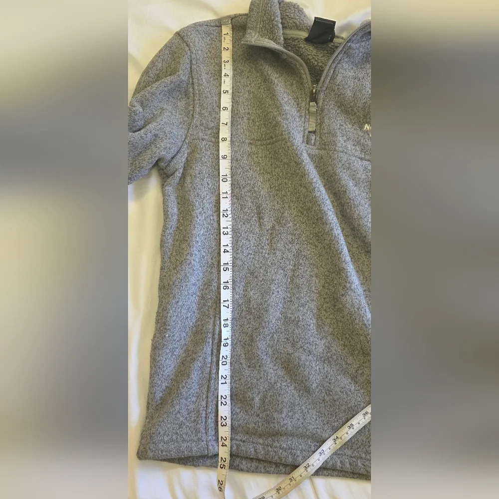 The North Face Gordon Lyons ¼ Zip Fleece Pullover Gray Men’s Small